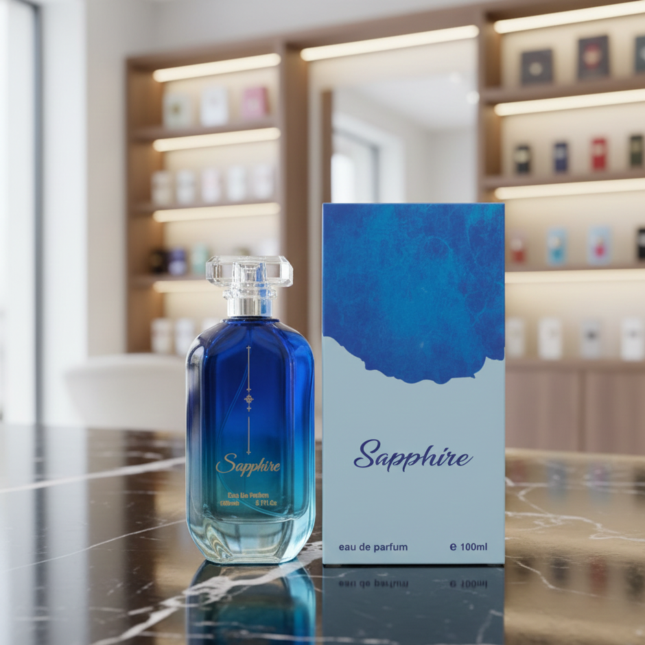 Sapphire Perfume – 100ml | Long-Lasting Elegant Fragrance for Daily Wear & Special Occasions