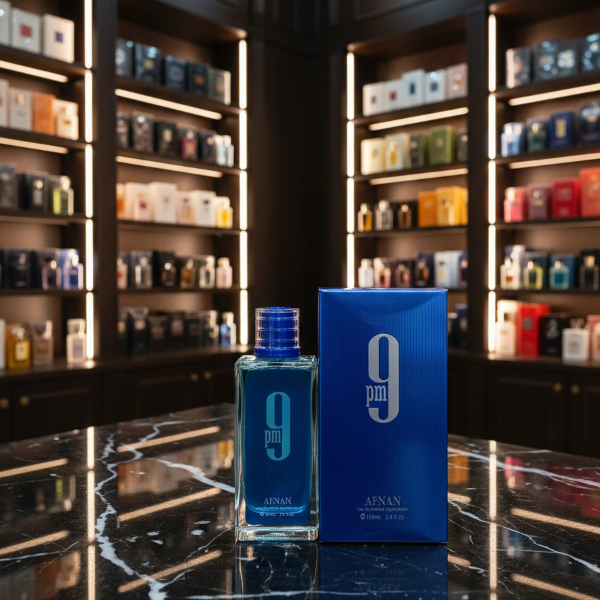 Afnan 9PM Perfume – Unisex EDP 100ml (Blue) | Long-Lasting Elegant Fragrance for Men & Women
