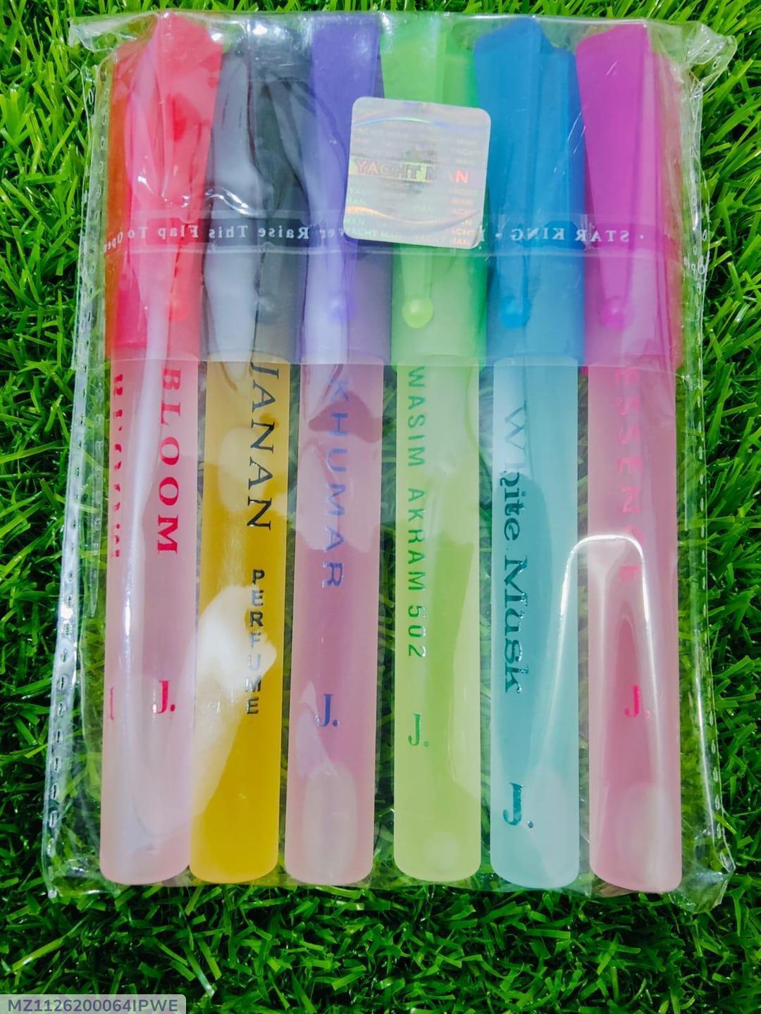 💼 6 Pcs Woody Pocket Perfume Set for Men – Long Lasting & Refreshing Fragrance