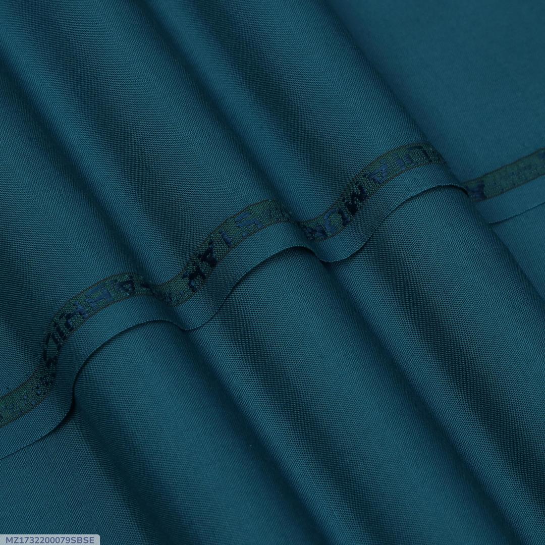 Turquoise Boski Unstitched Suit for Men – All Season