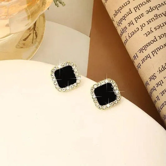 Beautiful Black Crystal Tops