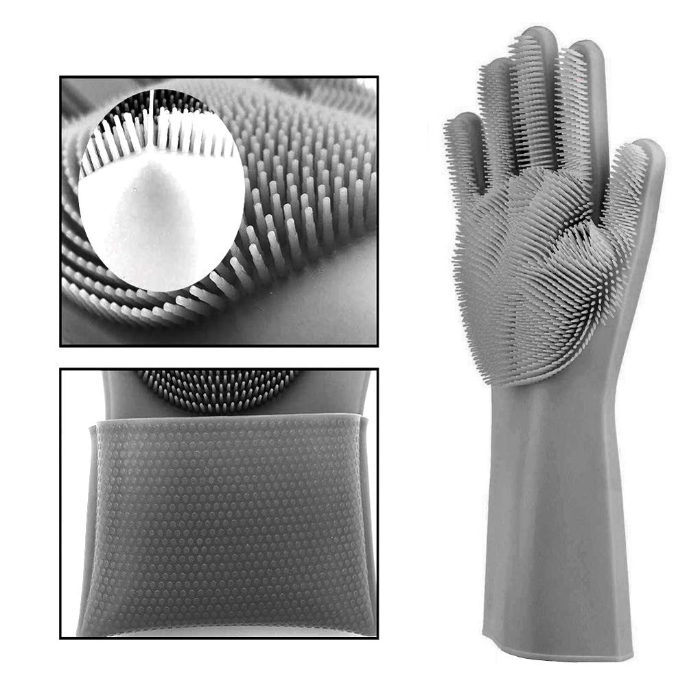 Silicone Waterproof Washing Gloves — Multi-Purpose Cleaning Made Easy