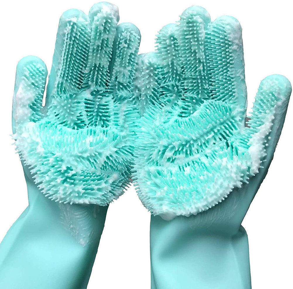 Silicone Waterproof Washing Gloves — Multi-Purpose Cleaning Made Easy