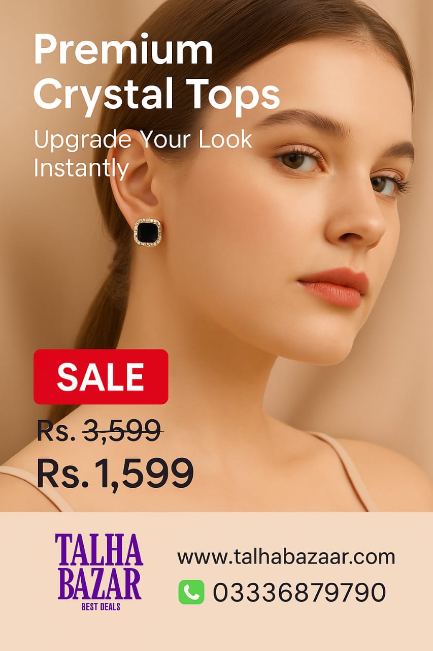 Beautiful Black Crystal Tops