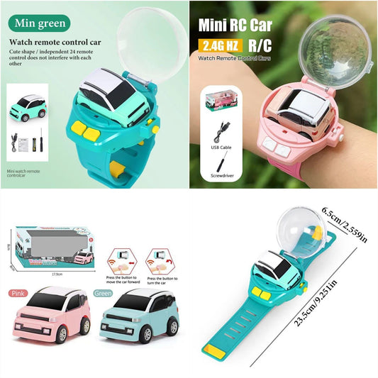 Mini Watch Control Car Cute Rc Car Kids Game Interactive Toys For Boys Girl Birthday