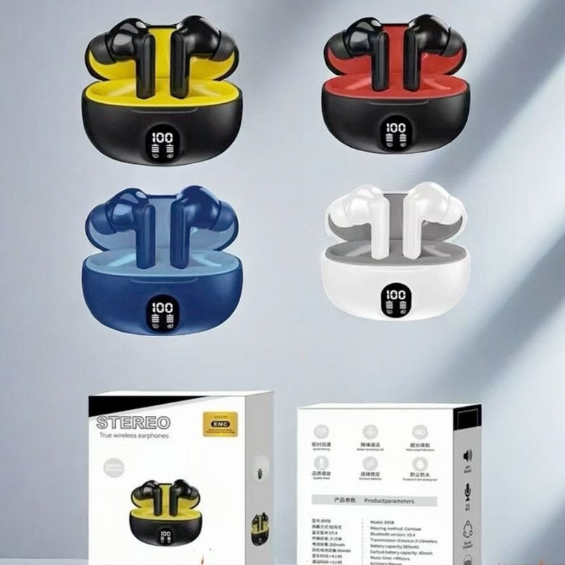 M04 TWS Wireless Earbuds | Bluetooth 5.3 | LED Display & Bass Sound