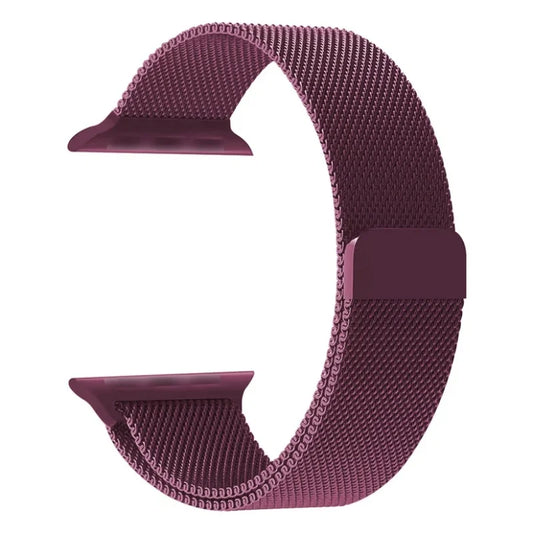 Rose Pink | Apple Watch Milanese Magnetic Loop Strap | Stainless Steel Band | 42mm / 44mm / 45mm