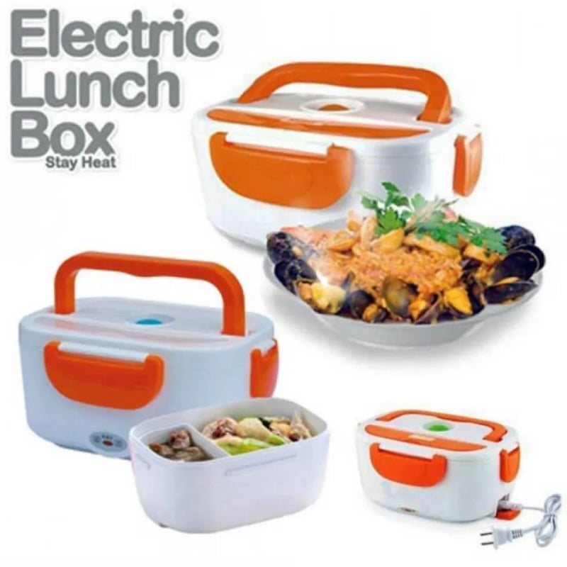Portable Electric Heating Lunch Box – Leak-Proof Design with Soup Tray