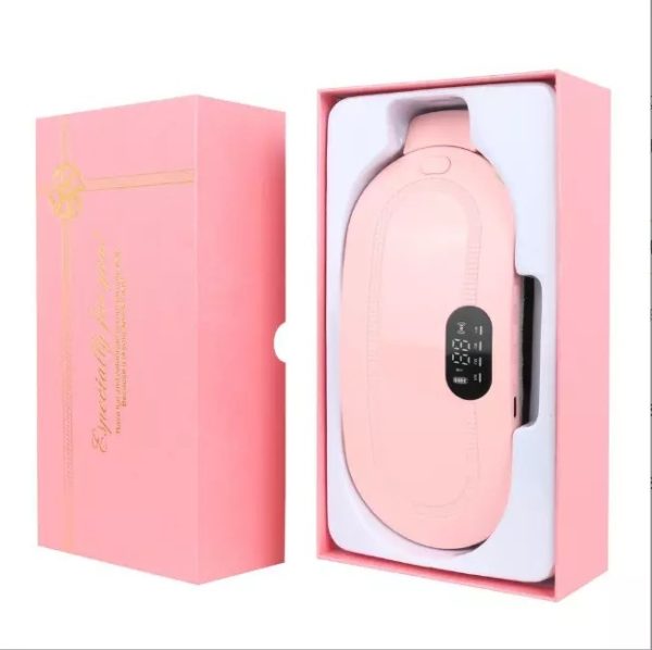 eating Pad women Period Pain Cramp Relief Belt -Portable Menstrual Heating Pad, Heated Belly Belt for Menstrual Cramp Relief with 3 Heat Levels and 4 Modes, Electric Belt Massage for Women and Girls - Electric Massager Machine for Women