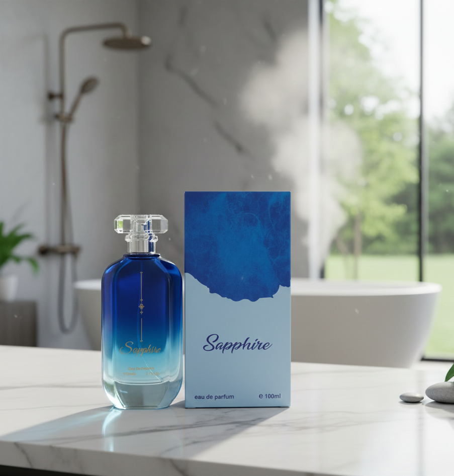 Sapphire Perfume – 100ml | Long-Lasting Elegant Fragrance for Daily Wear & Special Occasions