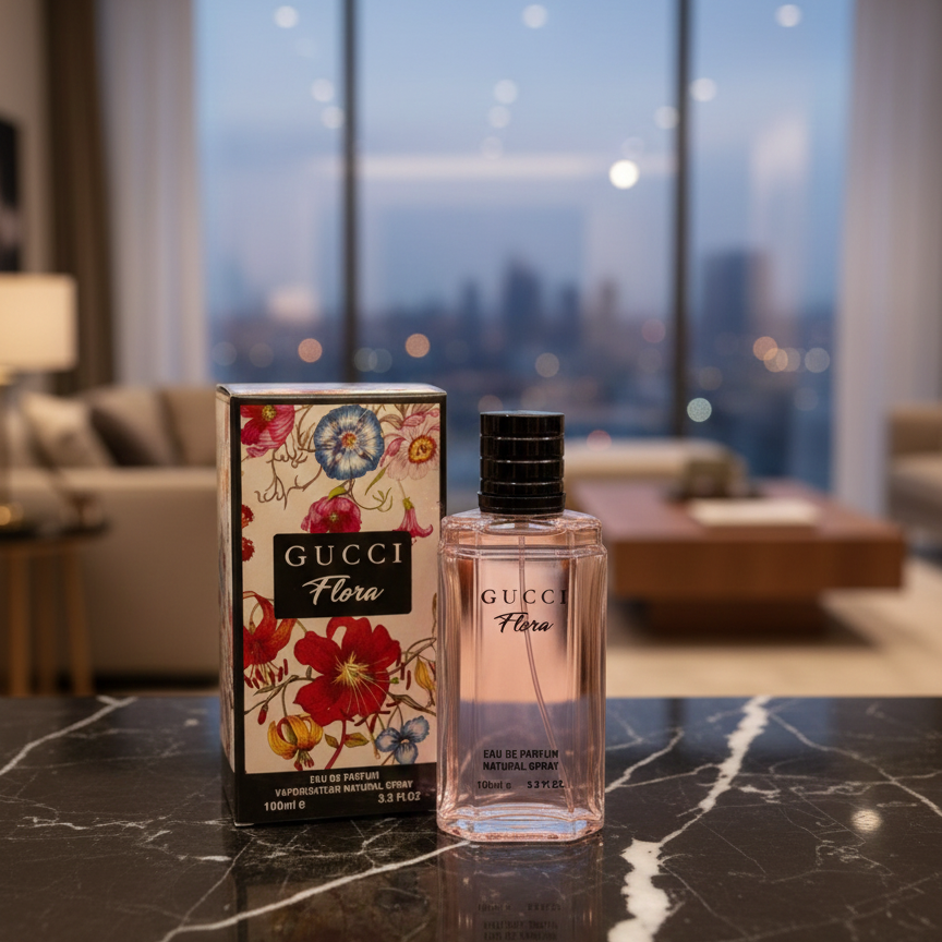 Gucci Flora Eau de Parfum – 100ml | Premium Long-Lasting Floral Fragrance for Women