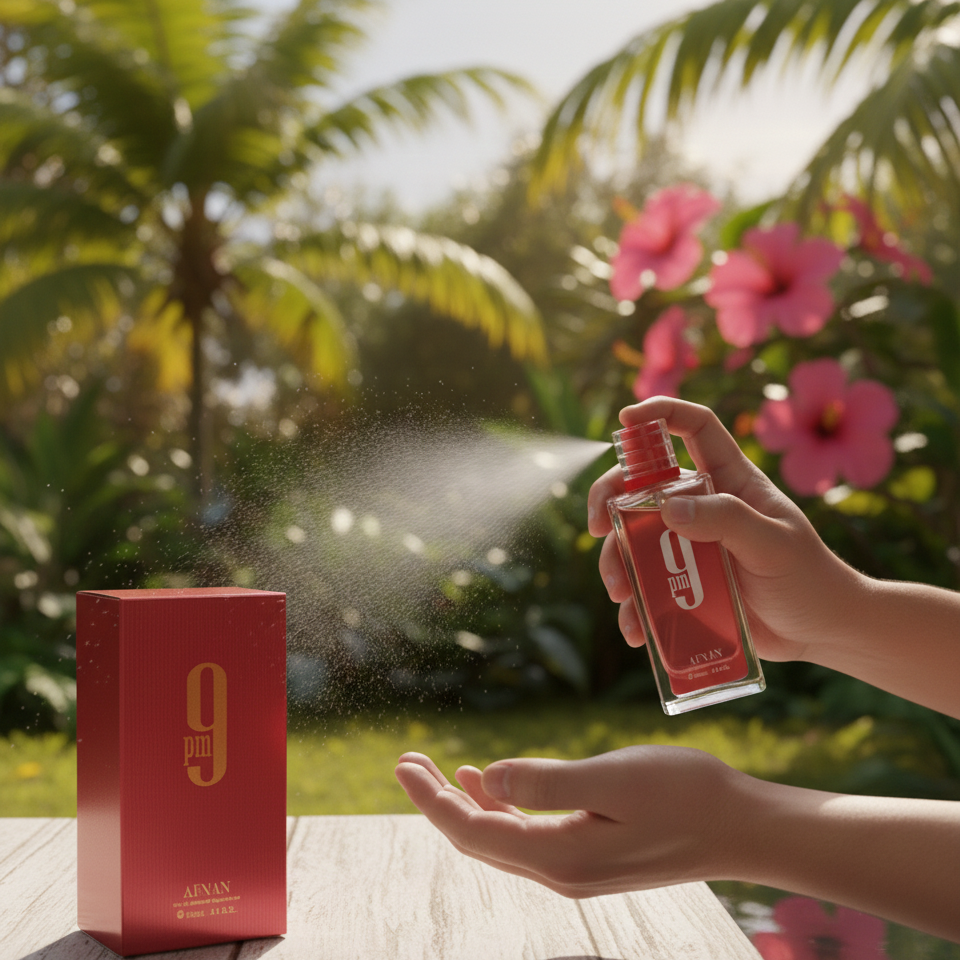 Afnan 9PM Perfume – Unisex EDP 100ml (Red) | Long-Lasting Elegant Fragrance for Men & Women