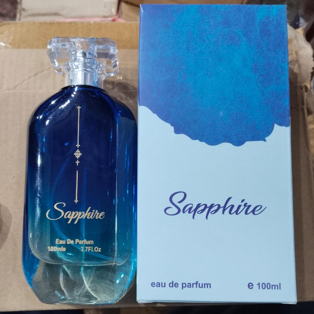 Sapphire Perfume – 100ml | Long-Lasting Elegant Fragrance for Daily Wear & Special Occasions