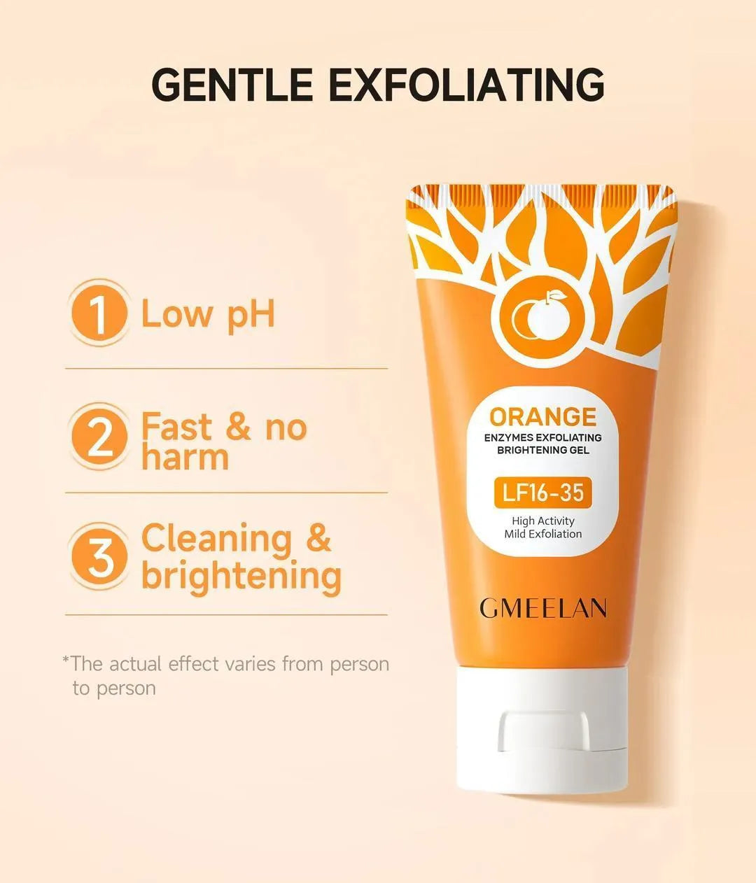 Orange Exfoliating Gel | Deep Cleanse & Radiant Glow