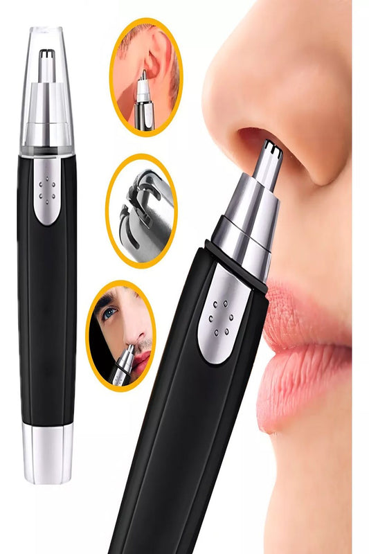 Ear Nose Hair Trimmer for Men Women USB Rechargeable Electric Facial Hair Trimmer with Dual-Edge Stainless Steel Blades