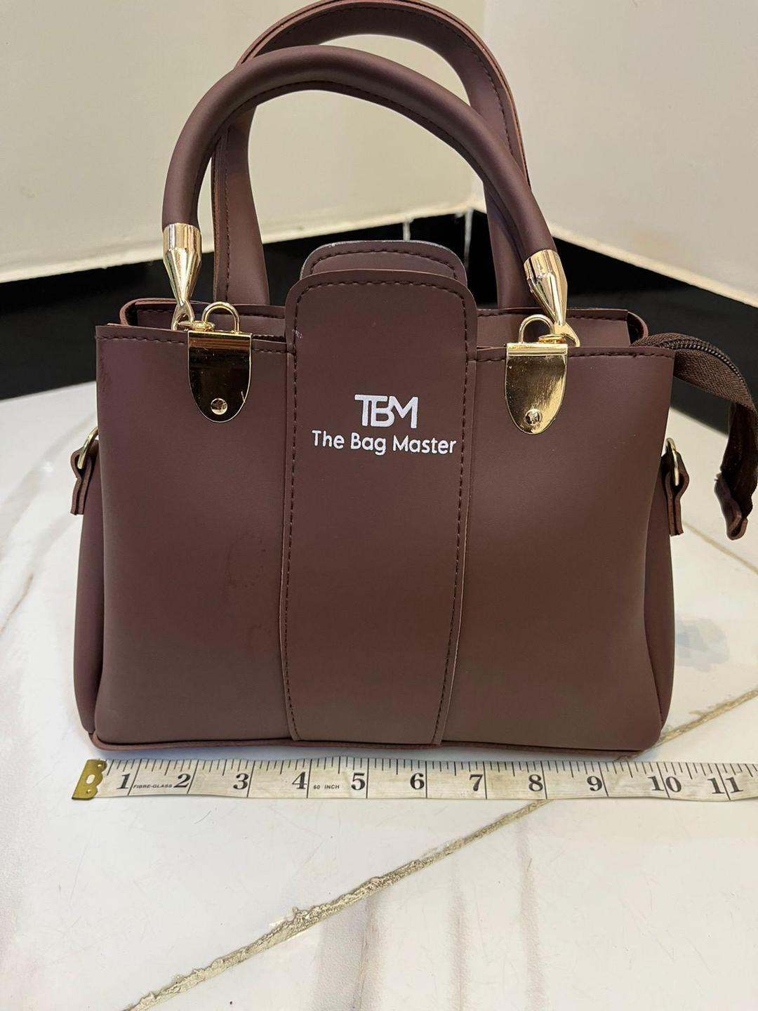 TBM Official 3-Piece Women’s Rexine Handbag Set – Multiple Colors