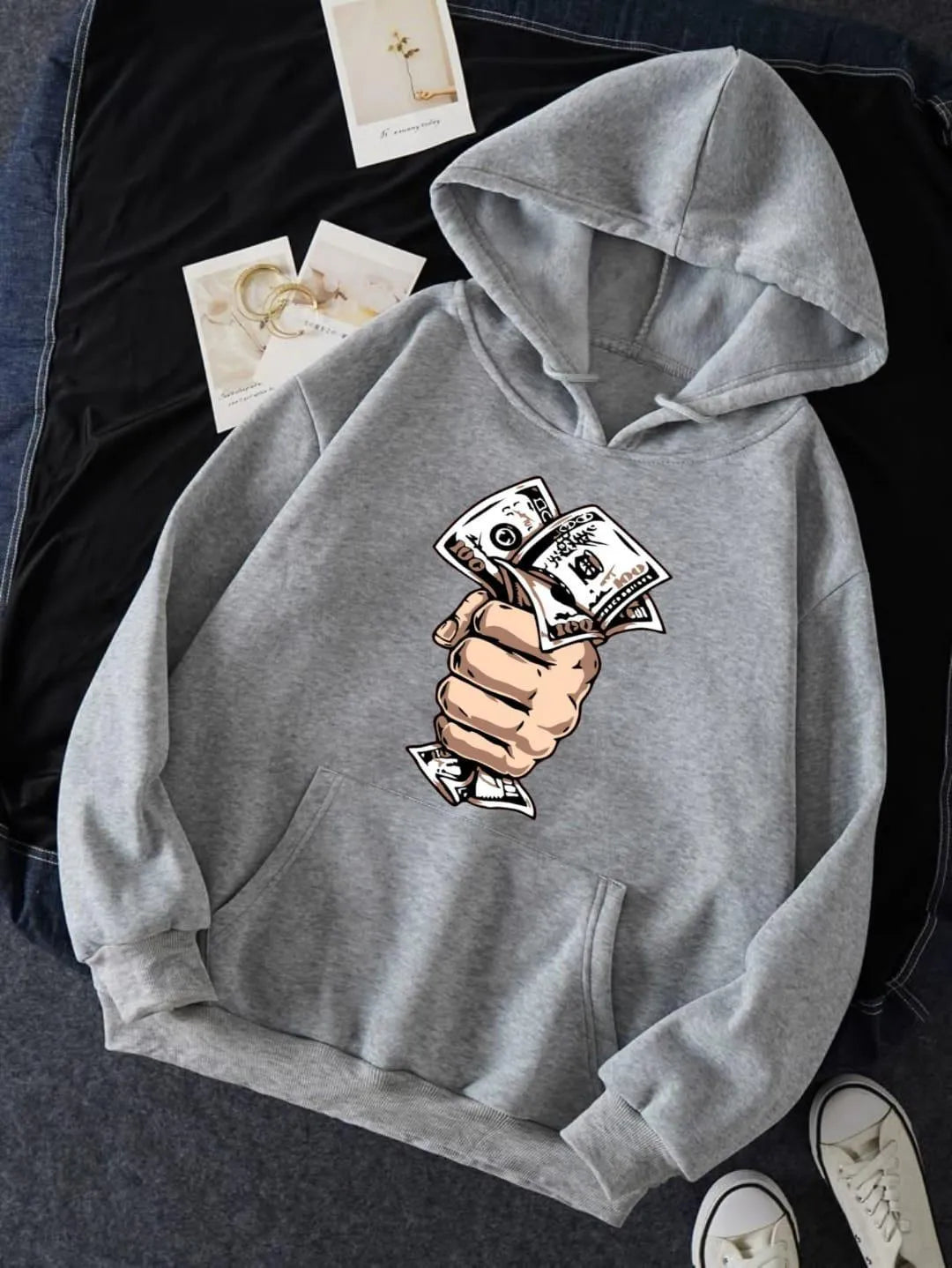 Pc Men’s Fleece Printed Hoodie