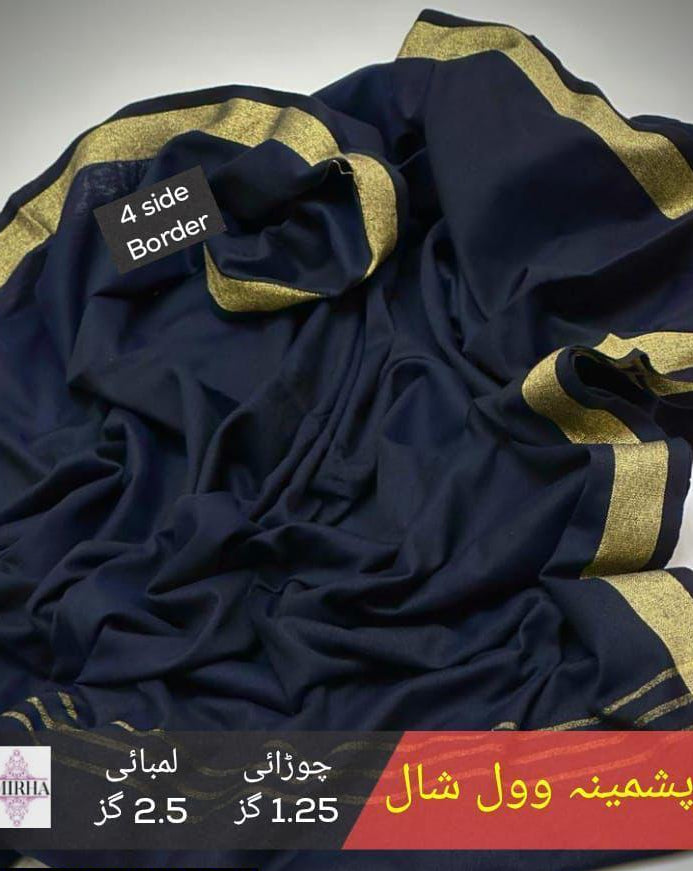 Women’s Pashmina Plain Shawl – Premium Winter Shawl