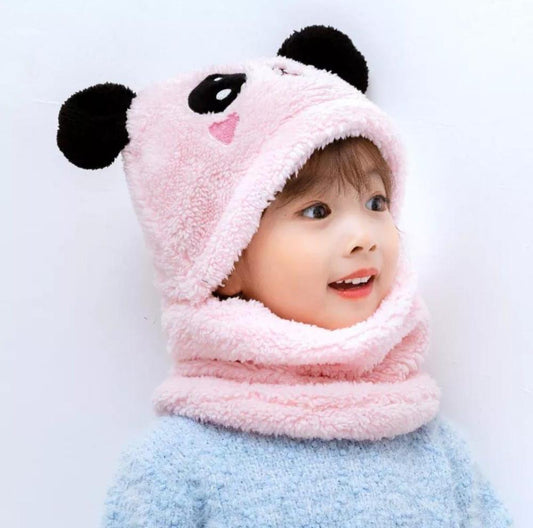 Kid’s Wool Beanie Cap with Neck Warmer | Soft, Warm & Comfortable Winter Set