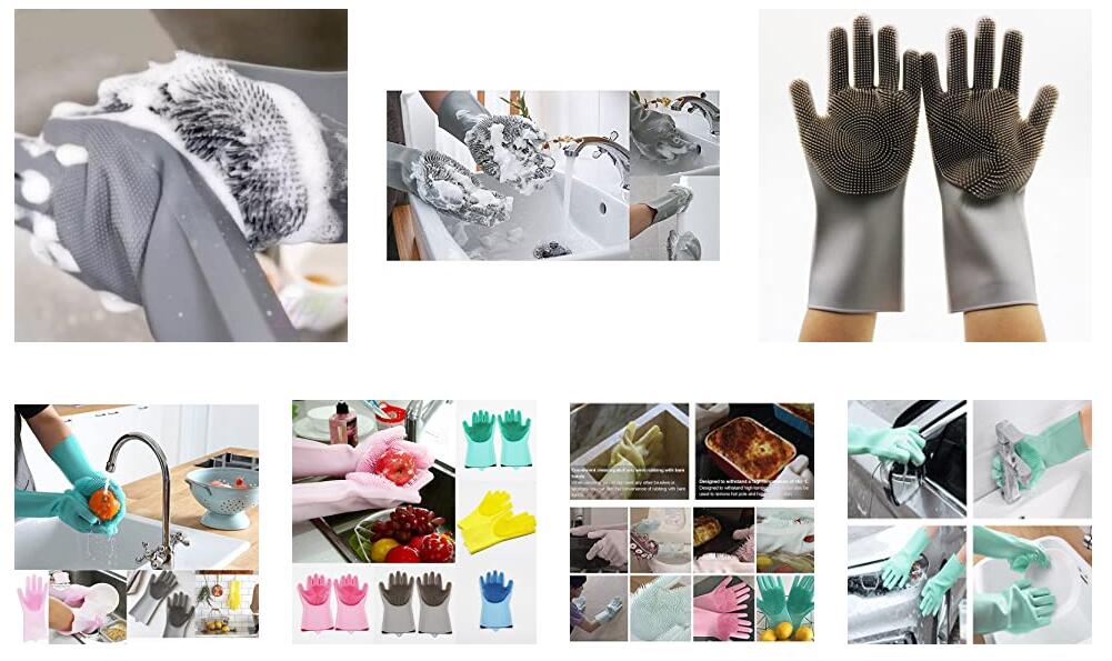Silicone Waterproof Washing Gloves — Multi-Purpose Cleaning Made Easy