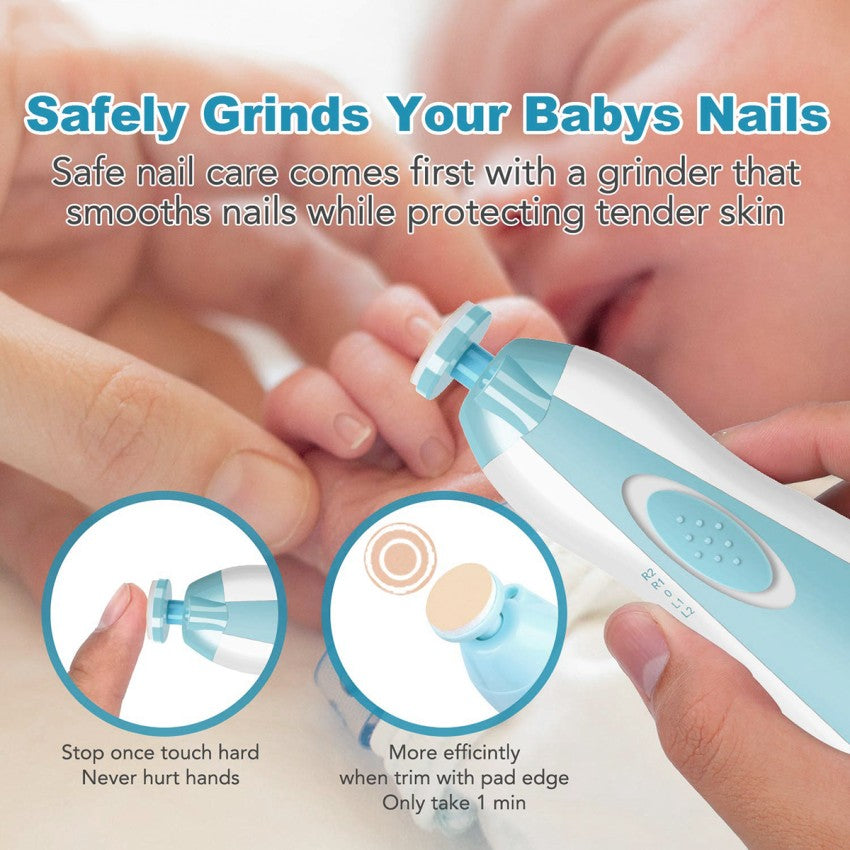 6 in 1 Electric Nail Grinder, Electric Baby Nail Trimmer CHILDREN'S Scissors, Baby Nail Care, Nail Trimmer Manicure,