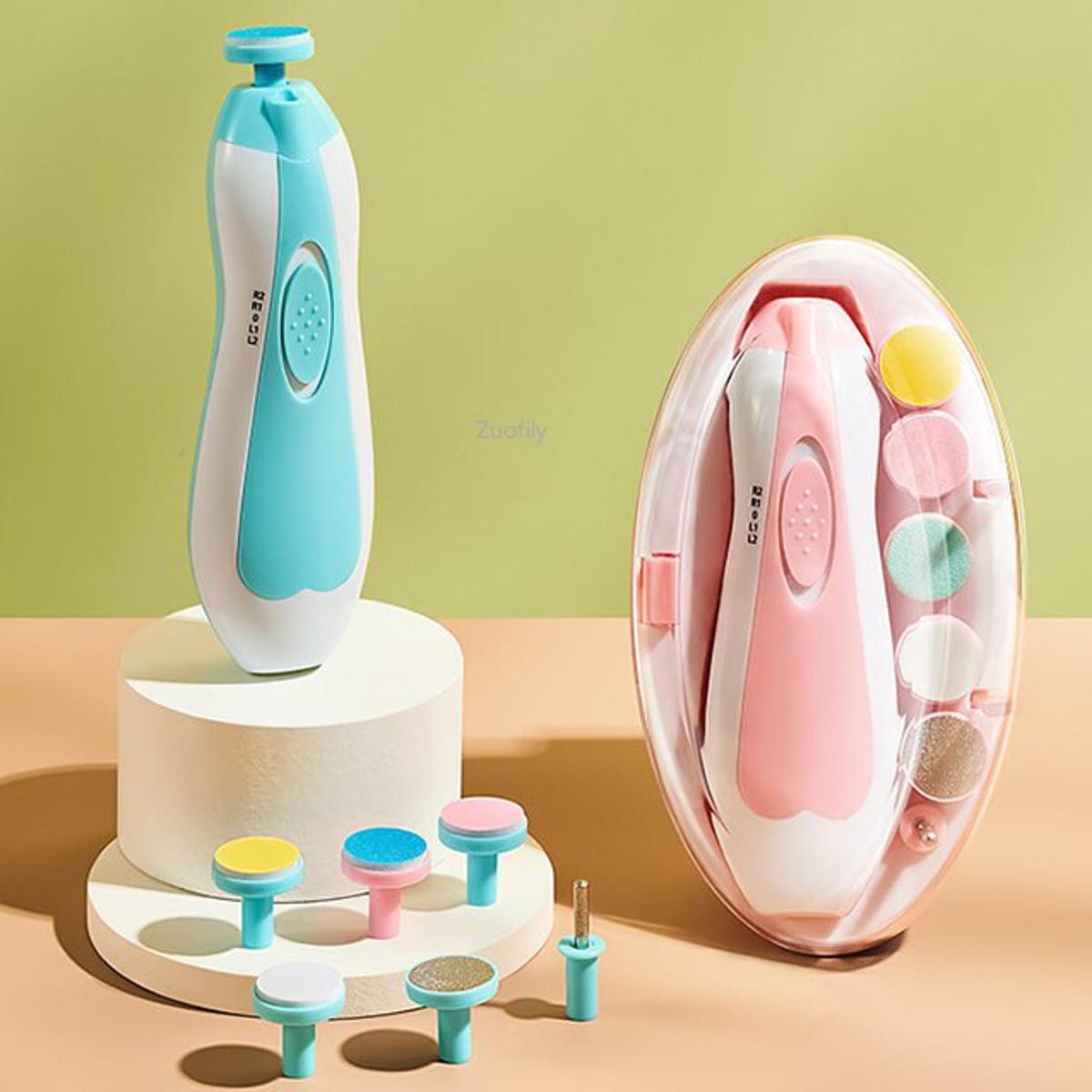 6 in 1 Electric Nail Grinder, Electric Baby Nail Trimmer CHILDREN'S Scissors, Baby Nail Care, Nail Trimmer Manicure,