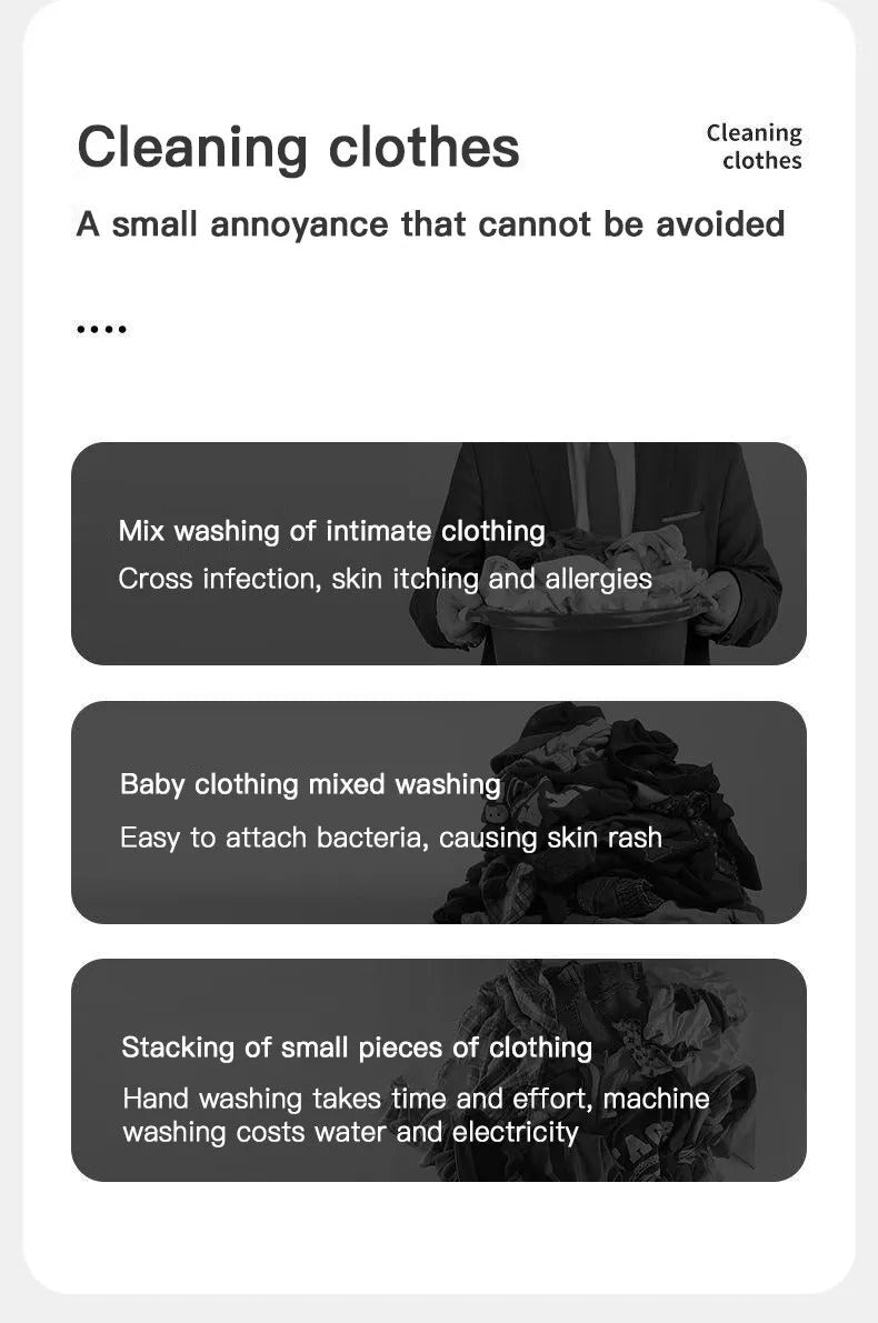 Portable Mini Folding Washing Machine