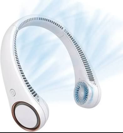 Portable Neck Fan – USB Rechargeable, Bladeless, Hands-Free