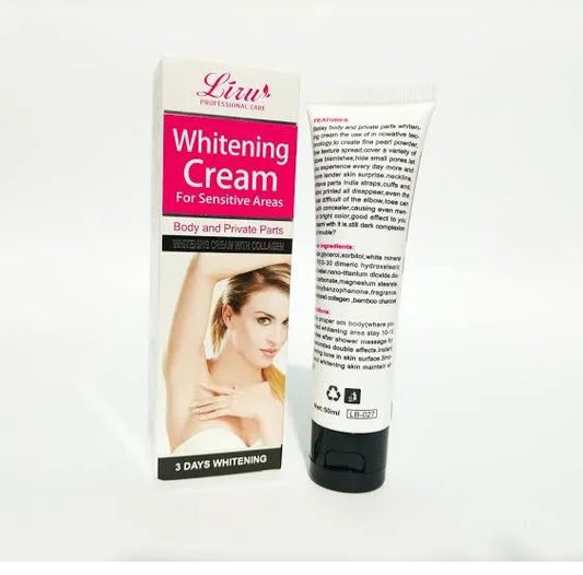 LIZU Original Whitening Cream For Sensitive Areas Body & Private Parts