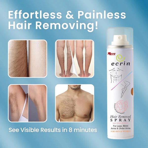 New Original Ecrin Hair Removal Foaming Spray — Advance Formula (200ml)