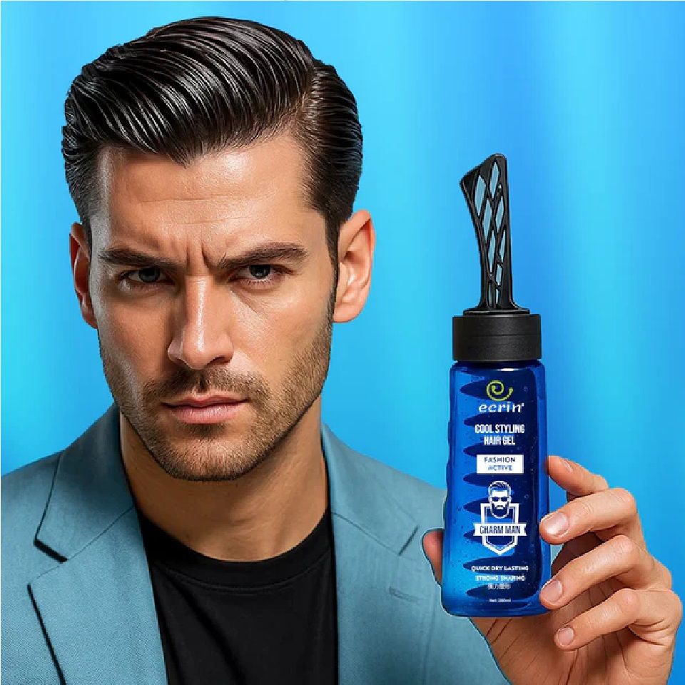 💈 ECRIN Cool Styling Hair Gel with Active Collagen – 280ml