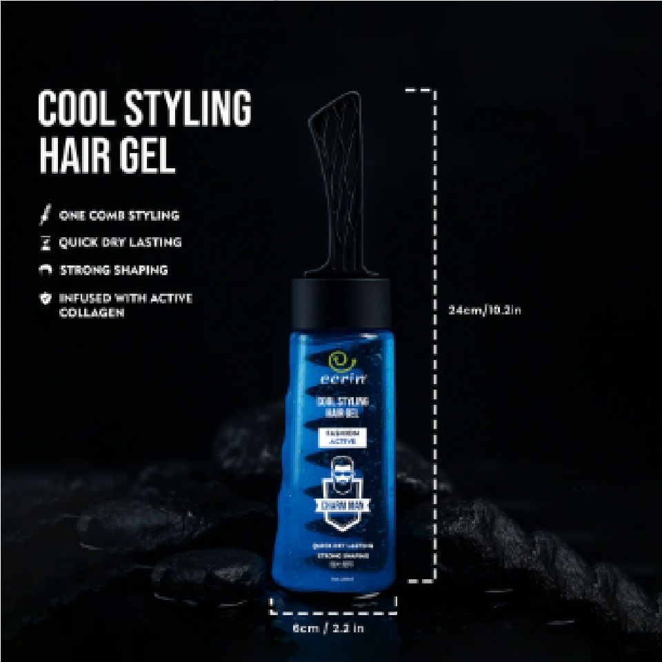 💈 ECRIN Cool Styling Hair Gel with Active Collagen – 280ml