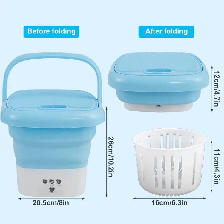Portable Mini Folding Washing Machine