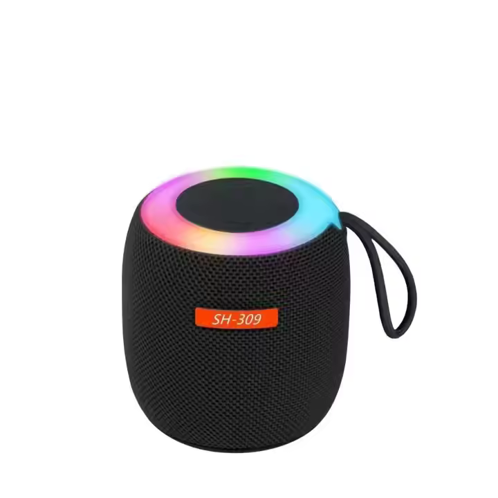 SH-309 Mini Wireless Bluetooth Speaker | Portable Outdoor Speaker | RGB Night Light | 5W Powerful Sound | BT 5.3 | Battery Powered | Random Colors