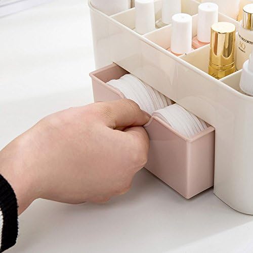 Plastic Makeup Organizer | Make Up Brush StoragWie Box th Drawer | Desktop Cosmetics Storage Box Division | Office Desk Organiser | Stationery Storage Box