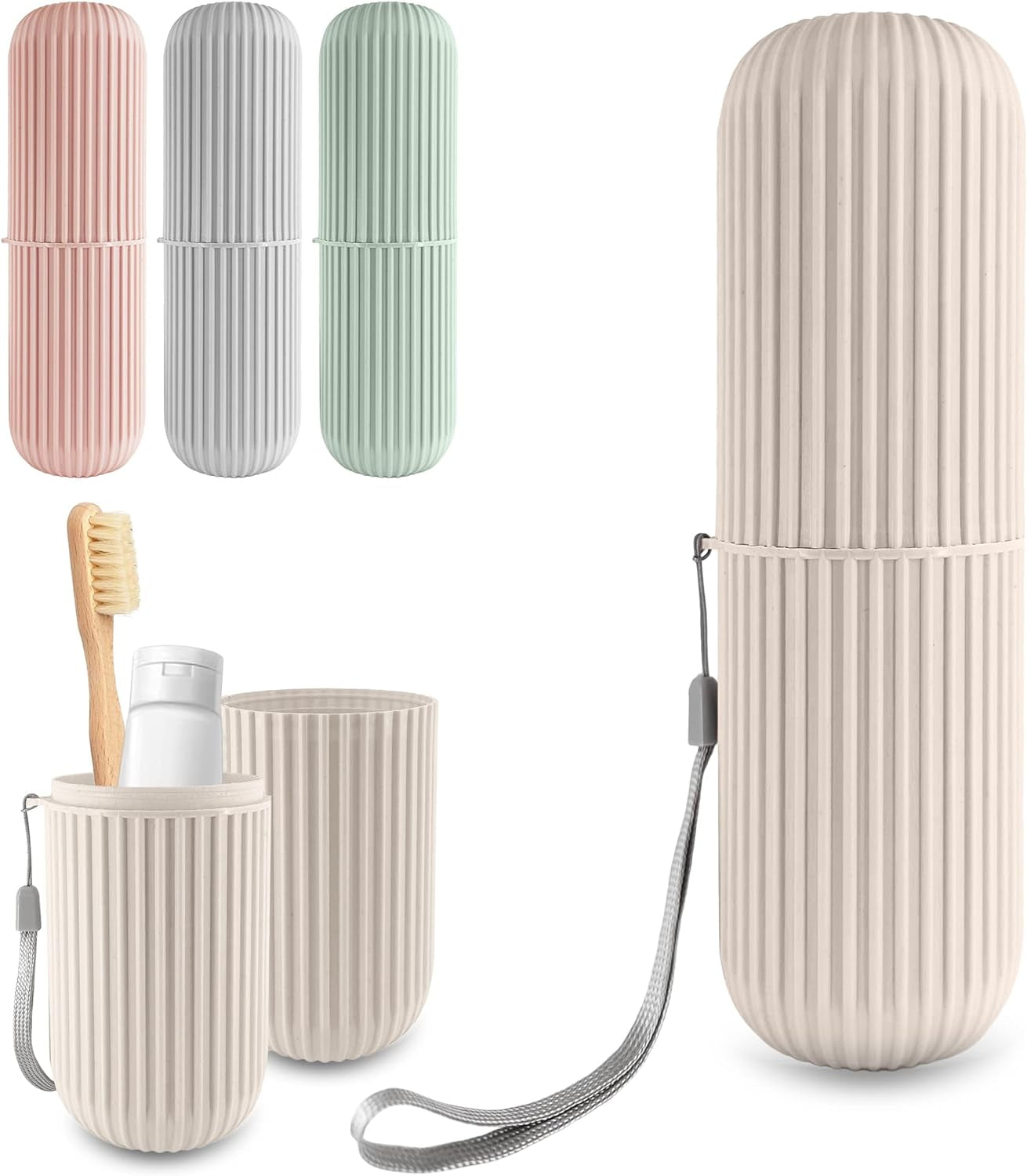 Portable Toothbrush Toothpaste Holder | Storage Case Box