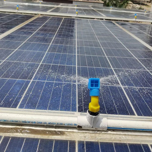 Pack of 10 Solar Panel Cleaning Sprinkler Nozzles (1/2 inch, PVC)
