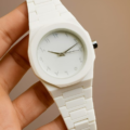 Full White Aura Watch – Stylish Design | Compact Build | Daily Use Fashion Watch (Without Box)