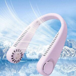 Portable Neck Fan – USB Rechargeable, Bladeless, Hands-Free