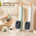 Shoe Brush with Liquid Dispensing for everyday household cleaning