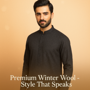 Men’s Unstitched Wool Plain Suit