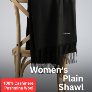 Women’s Cashmere Plain Shawl | Soft Elegance for Every Season