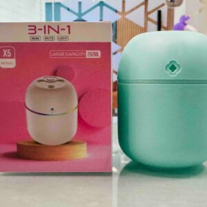 USB Portable Air Humidifier | 3-in-1 Humidifier, Mute & Light | For Home, Office & Car Mist Air Fresheners