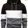 Fleece Plain Hoodie – Grey