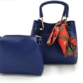 Women's PU Leather Plain Hand Bag Set