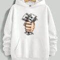 Pc Men’s Fleece Printed Hoodie