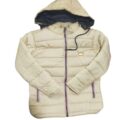 Men’s Black Parachute Puffer Jacket — Hooded Neck Style