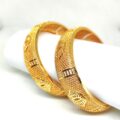 2 Pcs Golden Kara Bangle