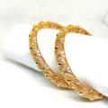 2 Pcs Golden Kara Bangle