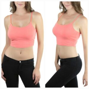 Multicolor Jersey Sports Bra – Comfortable & Lightweight | V-Shape Non-Padded